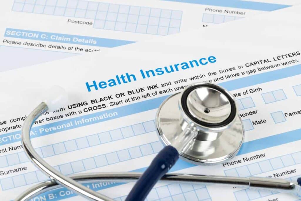 Health Insurance Paperwork - Showing the paperwork to fill out for mental health services